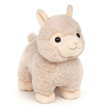 Alpaca, staand - 18 cm (lengte) - pluche lama - knuffeldier