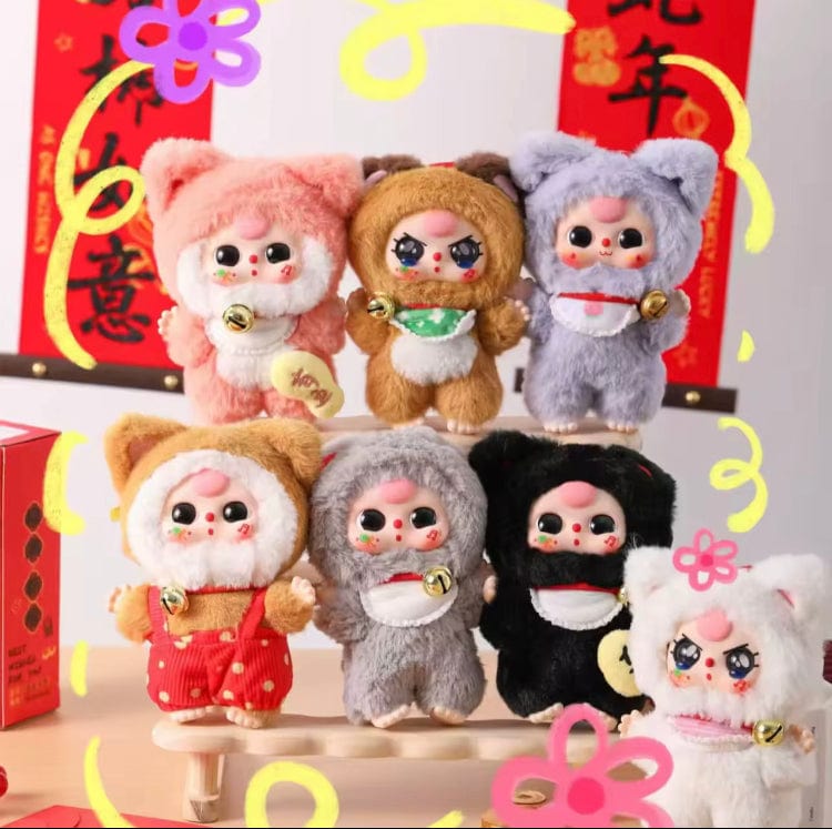 Baby Three Billionaire Cat Blind Box – Schattige Mystery Plush