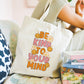 Be kind to your mind - tote bag - Boodschappentas 38 x48 cm - Polylinnen