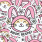 Bloom, bestie! Waterdichte vinyl sticker