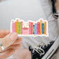 Boekenverzameling waterdichte vinyl sticker