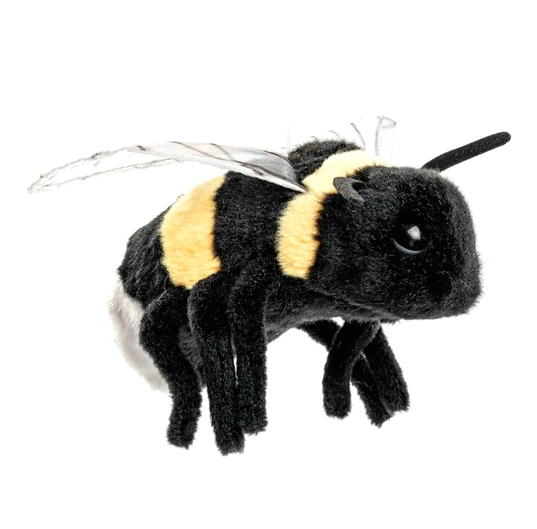 Bumblebee Knuffel 16 cm – Zachte Pluche Bij – Schattige Insect Knuffel – Bos- en Natuur Dier – Cuddly Toy Cadeau voor Kinderen