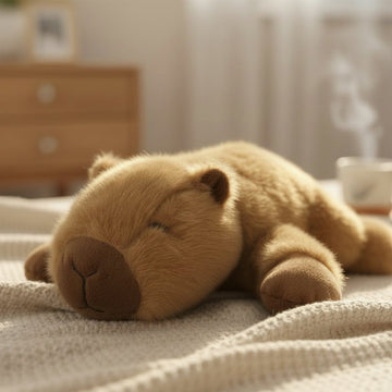 Capybara Knuffel 30/40 cm - Zachte Dieren Pluche met Licht Gewogen Pootjes