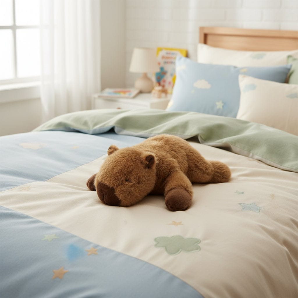 Capybara Knuffel 30/40 cm - Zachte Dieren Pluche met Licht Gewogen Pootjes