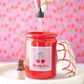 Cherry Jam Jar Aroma Brander – Keramische Wax Melt Warmer