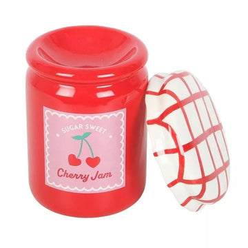 Cherry Jam Jar Aroma Brander – Keramische Wax Melt Warmer
