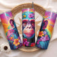 Chimpansee met felle kleuren tumbler - Breng kleur in je dag!