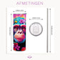 Chimpansee met felle kleuren tumbler - Breng kleur in je dag!