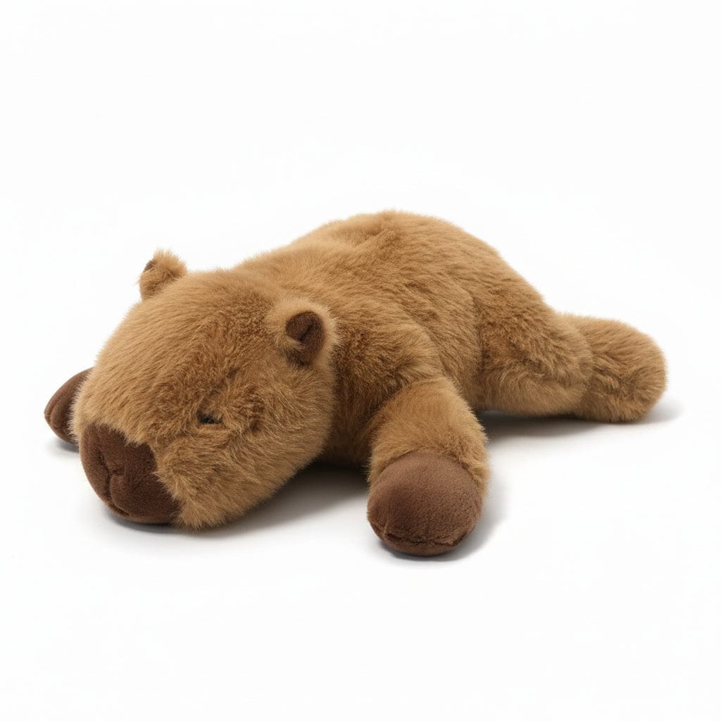 Creasowl Capybara Knuffel 40 cm - Zachte Dieren Pluche met Licht Gewogen Pootjes
