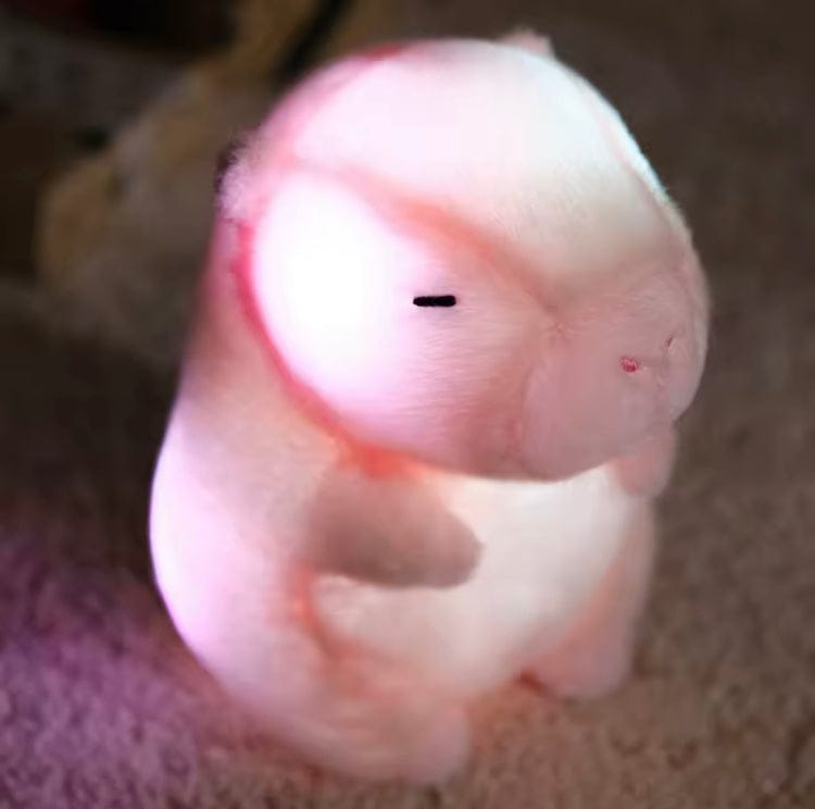 Creasowl Capybara Knuffel met Licht – Zachte Pluche 24 cm