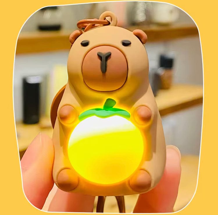 Creasowl Capybara - Sleutelhanger met Licht - Nachtlamp