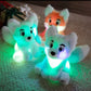 Creasowl Cartoon Lichtgevende Vos Knuffel 🦊 - Zachte LED Plush Pop – 26cm