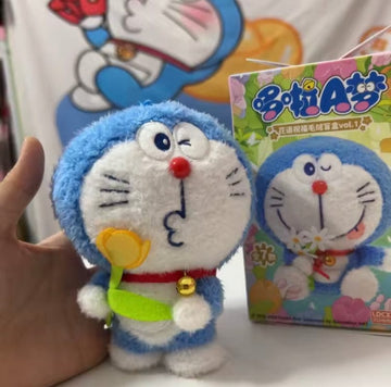 Creasowl Doraemon Blind Box Bloem – Schattige Mystery Plush