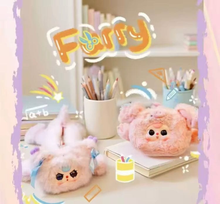 Creasowl Echte Baby Drie Pop Etui Blind Box – Schattige Mini Pop in Etui - Pennenzak & Sleutelhanger