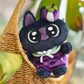Creasowl Echte Siamese Kat Azukisan Fruit Serie – Pluche Pop Blind Box Tas Hanger & Kawaii Verrassing
