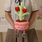 Creasowl Grappige Aardbei Potplant Knuffel 🍓 - Zachte Cartoon Fruit - Cute Decor & Kerstcadeau