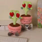 Creasowl Grappige Aardbei Potplant Knuffel 🍓 - Zachte Cartoon Fruit - Cute Decor & Kerstcadeau