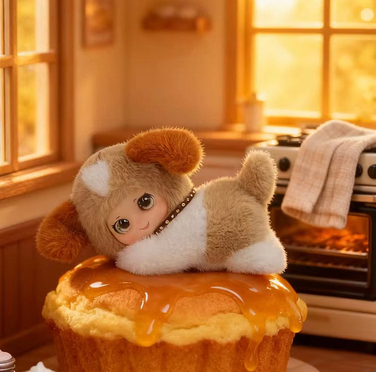 Creasowl Hond Kawaii Patroon Knuffel Dier – Vinyl Knuffels Konijn, Kat & Streep - Tas hanger - Schattige Knuffel Pop