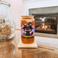 Creasowl Kat Purr-anormal Glazen Drinkbeker met Glazen Rietje en Deksel