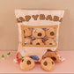 Creasowl Kawaii kussen Met 8 Capybara,s - Squish Knuffel met kleintjes - Kawaii knuffel - Kawaii Capybara Knuffel - Capybara Squishy - Knuffel Kussen - 35CM x 43CM