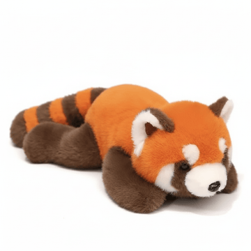 Creasowl Kawaii Rode Panda Knuffel 🐾 - Zacht Slaap Kussen & Cozy Metgezel 30cm - Licht verzwaard