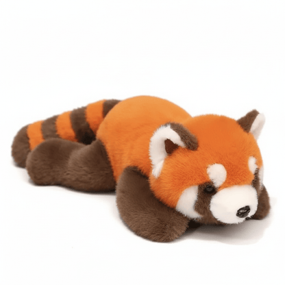 Creasowl Kawaii Rode Panda Knuffel 🐾 - Zacht Slaap Kussen & Cozy Metgezel 30cm - Licht verzwaard