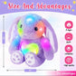 Creasowl Knuffel Konijn Paars met Licht – 30 cm – Zacht Pluche Konijntje – Lichtgevende Knuffel