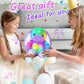 Creasowl Knuffel Konijn Paars met Licht – 30 cm – Zacht Pluche Konijntje – Lichtgevende Knuffel