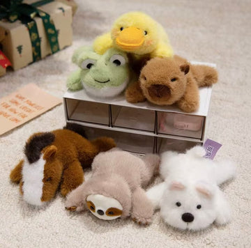 Creasowl Koelkastmagneet Kawaii 14cm Dieren Koelkast Magneet - Zachte Pluche Magneten – Schattig Cadeau