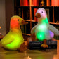 Creasowl Lichtgevende Gans Eenden Knuffel 30cm - Zachte Pluche Knuffel met Lichtfunctie