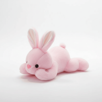 Creasowl Lichtgevende Liggende Knuffel Konijn 25cm Roze - Zachte Pluche Konijn Knuffel met Lichtfunctie