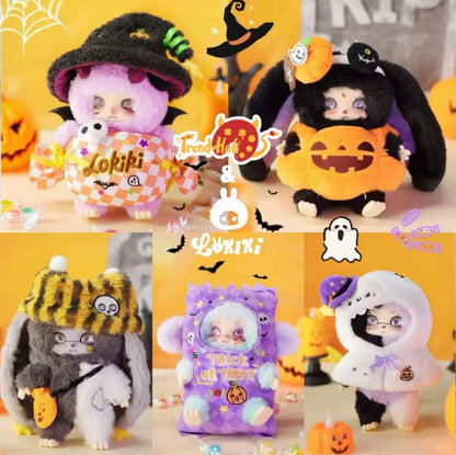 Creasowl Lokiki Halloween Little Rascals Series Pluche Blind Box – Schattige Halloween Pop - Mini Knuffel