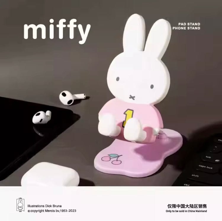 Creasowl Nijntje Originele Mobiele Telefoon Stand – Serie Kawaii - Opvouwbare Tablet & Desktop Stand