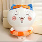 Creasowl Oranje / 25cm Ushachi Kii Little Eight Kawaii Knuffelpop – Schattige Gevulde Anime Pop