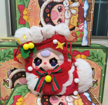 Creasowl Originele Baby Three 400% Kerst Limited Vinyl Pop – Kawaii Pop Karakter