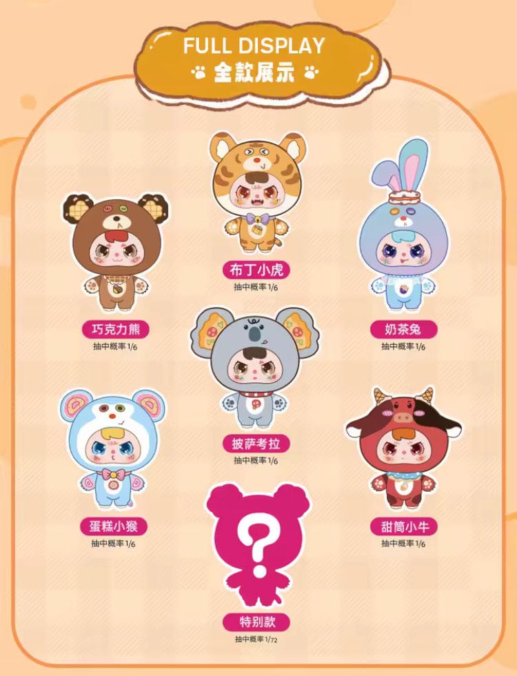 Creasowl Originele Bear Club Forest Party Series Blind Box – Schattige Kawaii Bear Pop