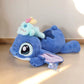 Creasowl Originele Disney 53CM Kawaii Stitch Knuffel – Liggende Stitch Pluche Pop & Sierkussen – Schattig Cadeau