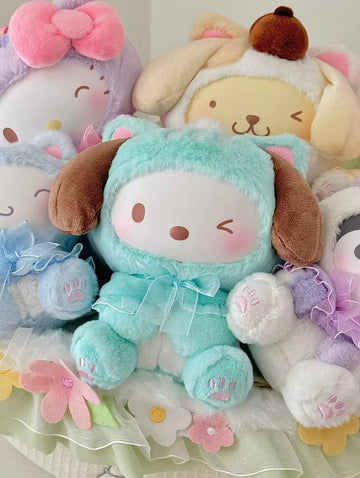 Creasowl Originele Sanrio Play with Kittens Blind Box met schattige verrassingsfiguurtjes.
