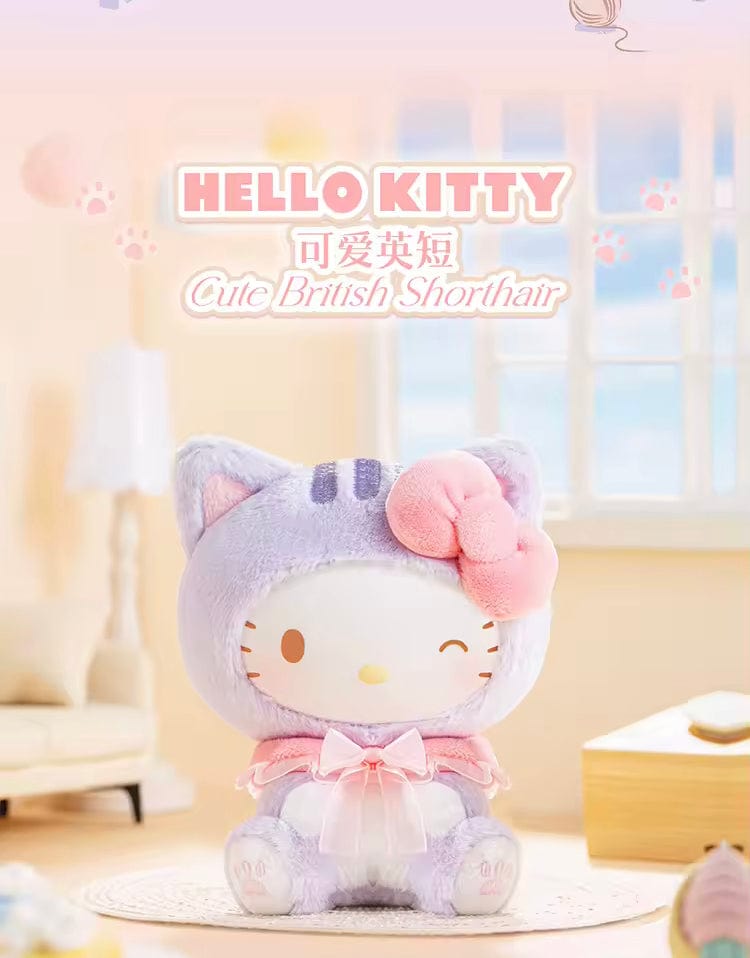 Creasowl Originele Sanrio Play with Kittens Blind Box met schattige verrassingsfiguurtjes.