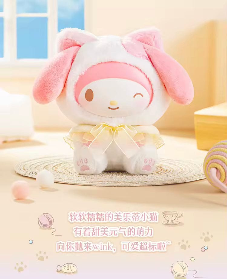 Creasowl Originele Sanrio Play with Kittens Blind Box met schattige verrassingsfiguurtjes.
