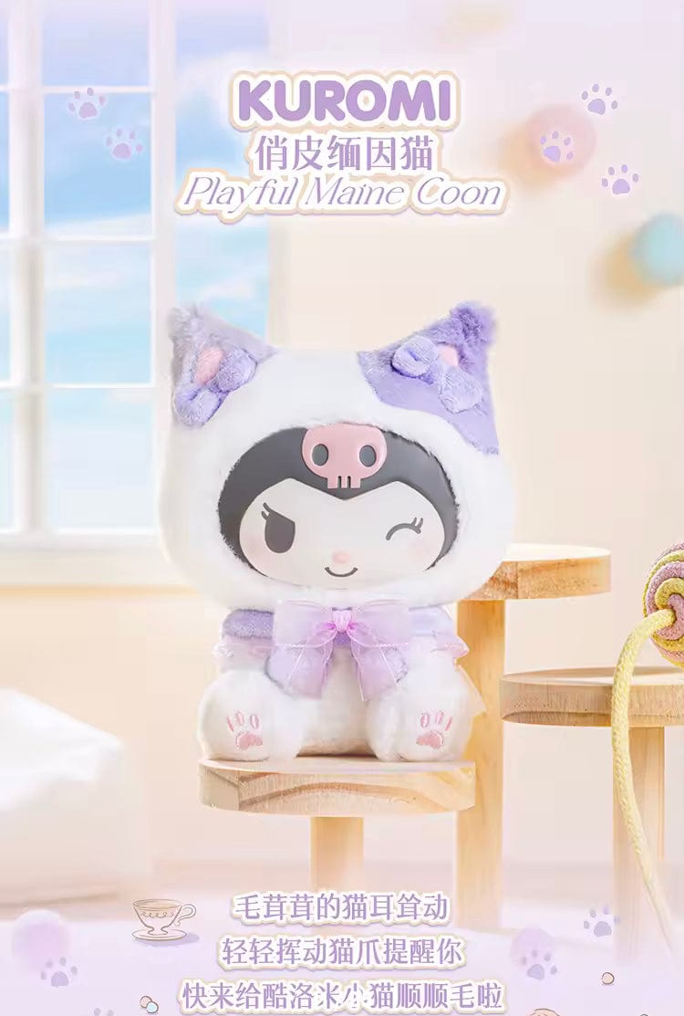Creasowl Originele Sanrio Play with Kittens Blind Box met schattige verrassingsfiguurtjes.