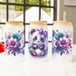 Creasowl Panda Glazen Drinkbeker – 500ml – Met Deksel & Glazen Rietje – Koffiebeker / Smoothiebeker / IJskoffie Glas – Herbruikbare Drinkmok