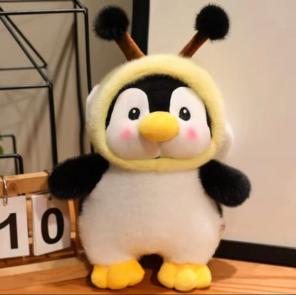 Creasowl Pinguïn Knuffel Zachte Schattige Dieren 33cm – Pinguïn, Beer & Varken - Kawaii Pluche 33cm