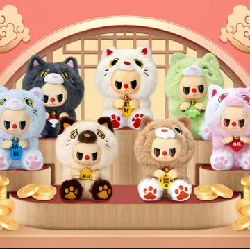 Creasowl Rebellious Bear Series Vinyl Pluche Blind Box – Trendy Verzamel Speelgoed & Decoratie