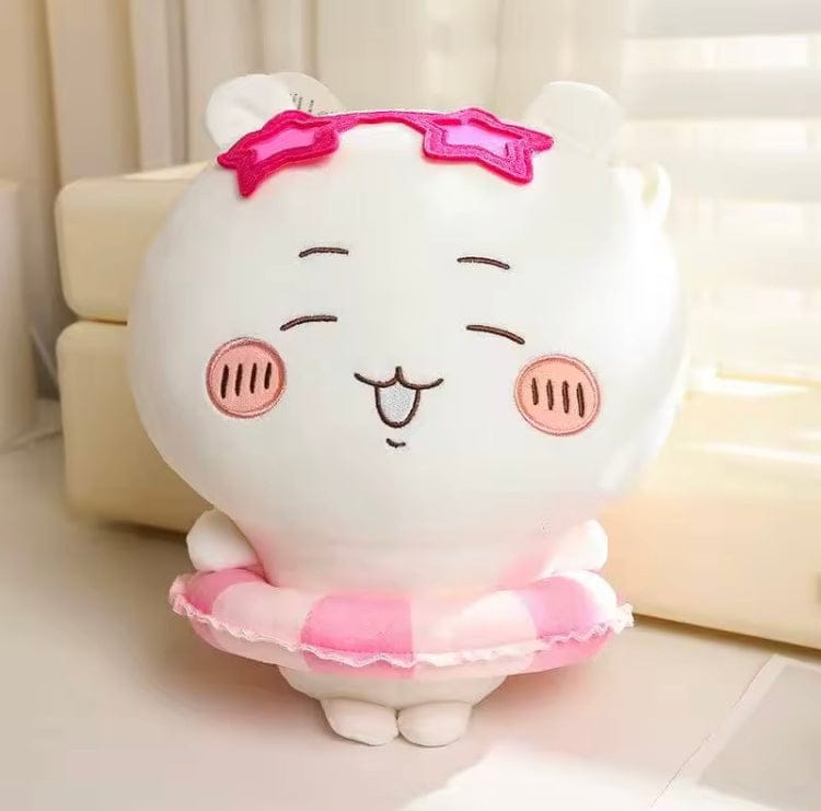 Creasowl Roze / 25cm Ushachi Kii Little Eight Kawaii Knuffelpop – Schattige Gevulde Anime Pop