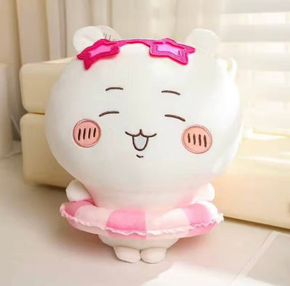 Creasowl Roze / 25cm Ushachi Kii Little Eight Kawaii Knuffelpop – Schattige Gevulde Anime Pop