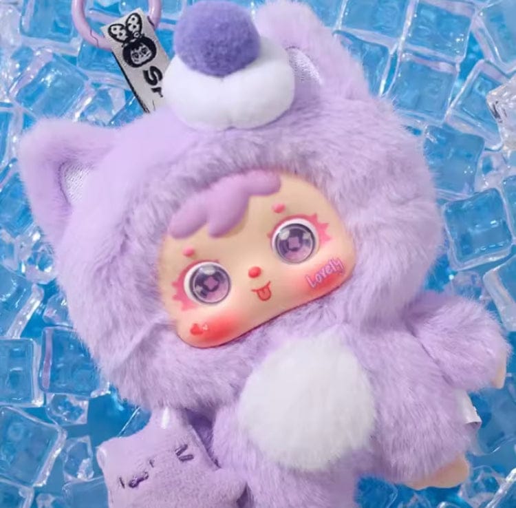 Creasowl Samuel Knuffel IJs Pluche Blind Box – Schattige Vinyl Pop - Tas Hanger, Sleutelhanger & Bureau Decoratie