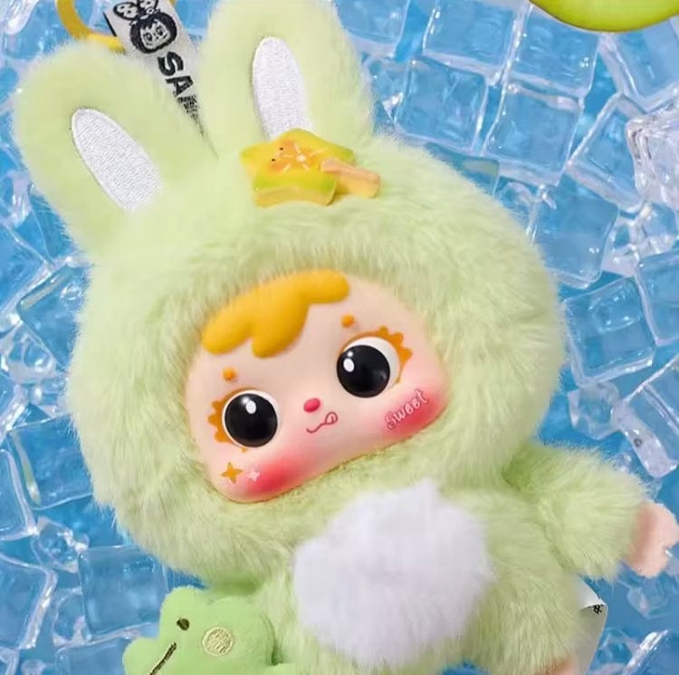 Creasowl Samuel Knuffel IJs Pluche Blind Box – Schattige Vinyl Pop - Tas Hanger, Sleutelhanger & Bureau Decoratie