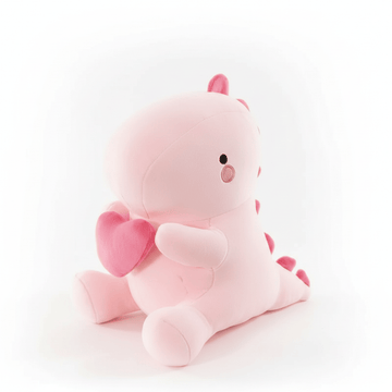 Creasowl Schattige Dinosaurus Knuffel met Hart 🦖 - Zachte Valentijn Plush