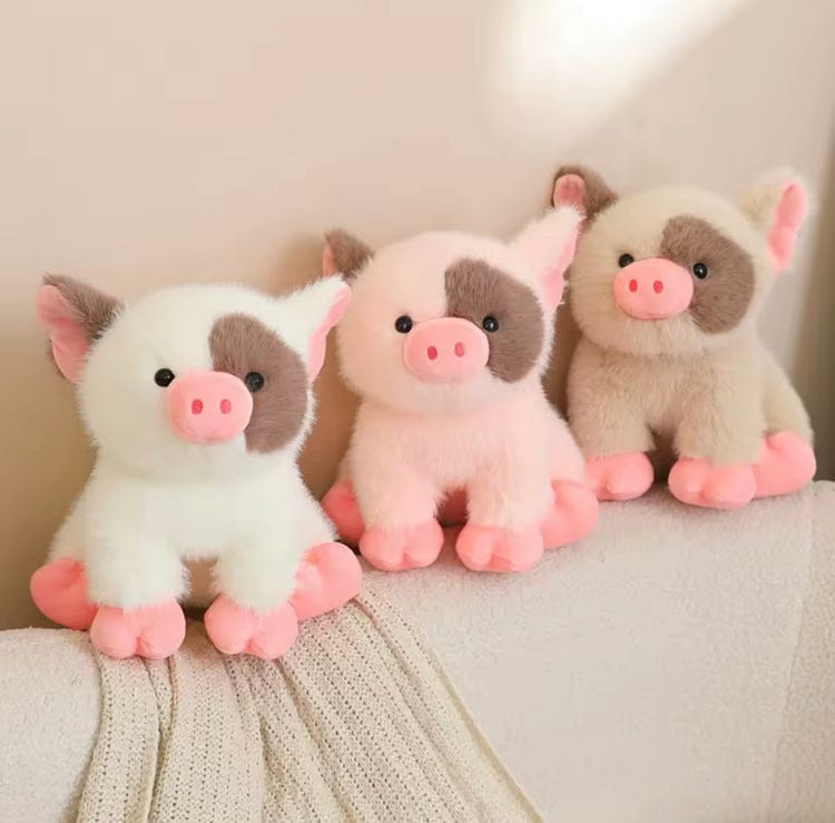 Creasowl Schattige Piggy Knorretje Knuffel 🐷 - Hoge Kwaliteit, Pluizige Zithouding – Warm & Cosy Speelgoed